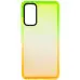 Чехол накладка Sunny Gradient Samsung G780 (S20 FE) Салатовый/Оранжевый