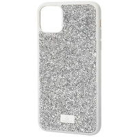 Чехол накладка Bling World Rock iPhone 13 Серебряная Чехол накладка Bling World Rock iPhone 13 Серебряная
