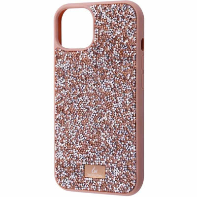 Чехол накладка Bling World Rock iPhone 13 Розовая