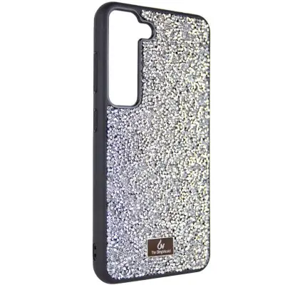 Чехол накладка Bling World Rock Samsung S23 (S911) Серебряная