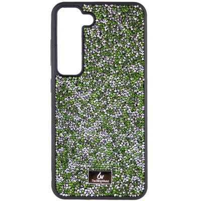 Чехол накладка Bling World Rock Samsung S23 (S911) Зеленая