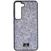 Чехол накладка Bling World Rock Samsung S23 Ultra (S918) Серебряная