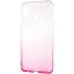 Чехол накладка Glossy Shine Samsung A107 (A10s 2019) Розовая/Белая