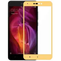 Защитное стекло 3D Xiaomi Redmi 5a/Redmi Go Золотое