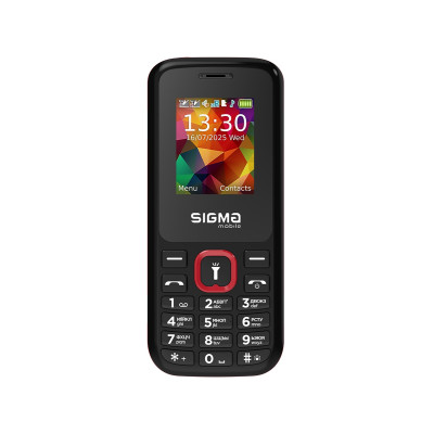 Мобільний телефон Sigma X-style 171 MINI Black/Red, червоно-чорний