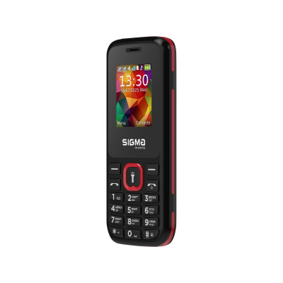 Мобільний телефон Sigma X-style 171 MINI Black/Red, червоно-чорний