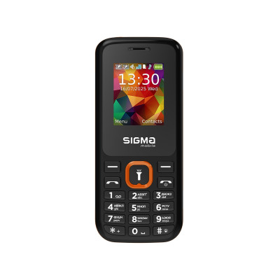 Мобільний телефон Sigma X-style 171 MINI Black/Orange, чорно-помаранчевий