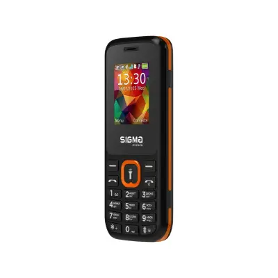 Мобильный телефон Sigma X-style 171 MINI Black/Orange, черно-оранжевый