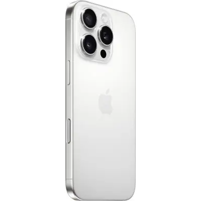 Смартфон Apple iPhone 16 Pro 128Gb White Titanium, Белый (Б/У) (Идеальное состояние)