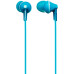 Провідні вакуумні навушники Panasonic RP-HJE125E-K Blue, блакитні