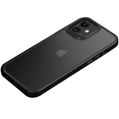Чехол накладка Metal Buttons iPhone 11 Черная