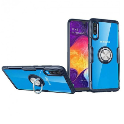 Чехол накладка Deen CrystalRing Samsung A307/A505 (A30s/A50) Темно-синяя