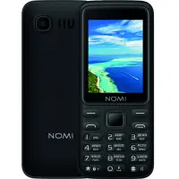 Телефон Nomi i2401+ Dual Sim Black, чорний Телефон Nomi i2401+ Dual Sim Black, чорний
