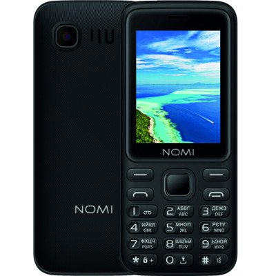 Телефон Nomi i2401+ Dual Sim Black, чорний