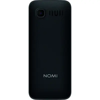 Телефон Nomi i2401+ Dual Sim Black, чорний Телефон Nomi i2401+ Dual Sim Black, чорний
