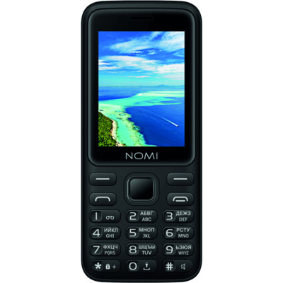 Телефон Nomi i2401+ Dual Sim Black, черный