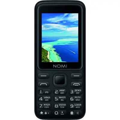 Телефон Nomi i2401+ Dual Sim Black, чорний Телефон Nomi i2401+ Dual Sim Black, чорний