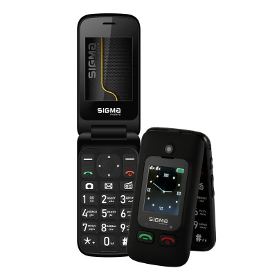 Мобільний телефон Sigma mobile Comfort 50 Menol Shell Duo Black, чорний