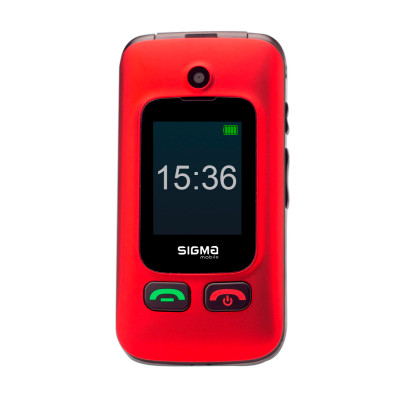 Мобільний телефон Sigma mobile Comfort 50 Menol Shell Duo Black-Red, Чорно-Червоний