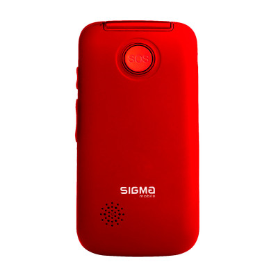 Мобільний телефон Sigma mobile Comfort 50 Menol Shell Duo Black-Red, Чорно-Червоний