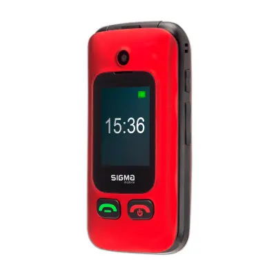 Мобільний телефон Sigma mobile Comfort 50 Menol Shell Duo Black-Red, Чорно-Червоний