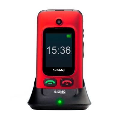 Мобільний телефон Sigma mobile Comfort 50 Menol Shell Duo Black-Red, Чорно-Червоний