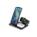 Бездротовий зарядний пристрій CW33 Wisdom 3-in-1 Wireless Charger Чорний