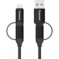 Кабель Tronsmart 4in1 Type-C 1м (C4N1) Черный Кабель Tronsmart 4in1 Type-C 1м (C4N1) Черный