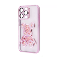 Чехол накладка Shining Bear iPhone 12 Pro Розово-золотая