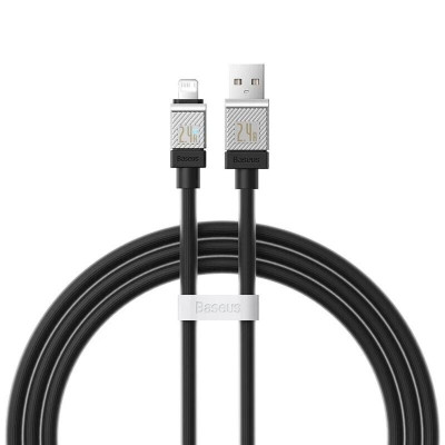 Кабель дата Baseus CoolPlay Lightning 1м Чорний