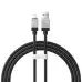 Кабель дата Baseus CoolPlay Lightning 1м Черный