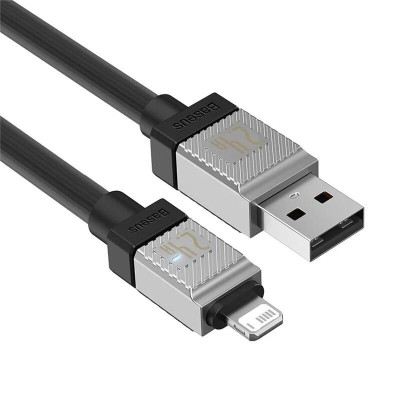 Кабель дата Baseus CoolPlay Lightning 1м Чорний