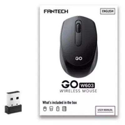 Беспроводная мышь BT Fantech W603 Black, Черная