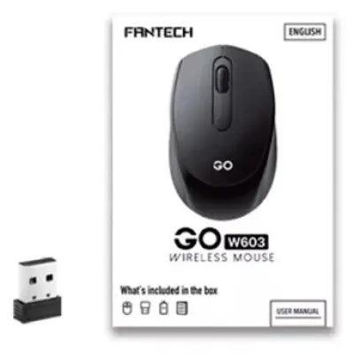 Бездротова миша BT Fantech W603 Black, Чорна