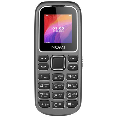 Мобильный телефон Nomi i1441 Grey, серый