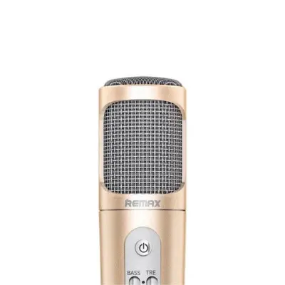 Мікрофони для телефону, караоке Remax RMK-K02 Gold, золото