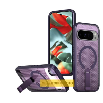 Чохол Накладка Breeze MagSafe Xiaomi Redmi Note 14 4G Фіолетова