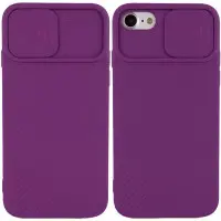 Накладка Carbon Camera Air iPhone 7 Фіолетова