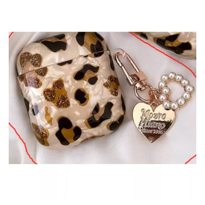 Чохол для навушників AirPods 1/2 Leopard with Love