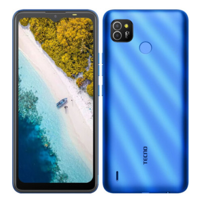 Смартфон Tecno Pop 4 (BC1s) 2/32GB Dual Sim Aqua Blue, голубой