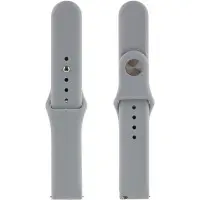Ремешок Amazfit Bip Универсальный 20мм Силикон Серый /Mist Blue Ремешок Amazfit Bip Универсальный 20мм Силикон Серый /Mist Blue