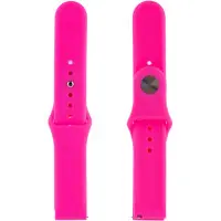 Ремешок Amazfit Bip Универсальный 20мм Силикон Розовый /Barbie Pink