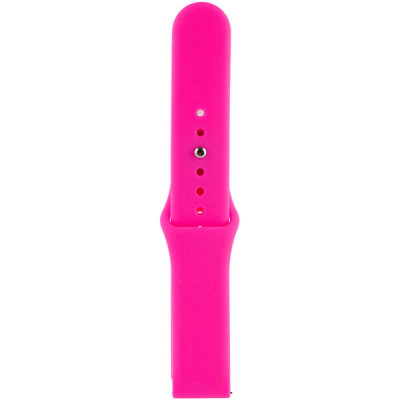 Ремешок Amazfit Bip Универсальный 20мм Силикон Розовый /Barbie Pink