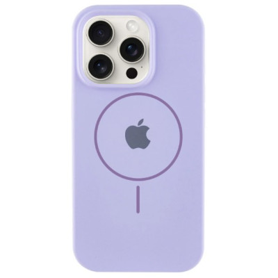 Чохол накладка HC MagSafe (AA) iPhone 16 Pro Бузкова/Dasheen