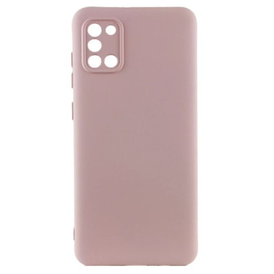 Чехол накладка Getman Liquid Silk Samsung A515 (A51) Розовый Песок