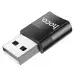Перехідник адаптер OTG Hoco UA17 USB to Type-C Чорний Перехідник адаптер OTG Hoco UA17 USB to Type-C Чорний