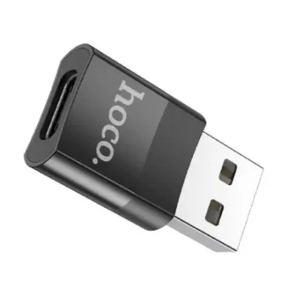 Перехідник адаптер OTG Hoco UA17 USB to Type-C Чорний Перехідник адаптер OTG Hoco UA17 USB to Type-C Чорний