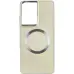 Чохол накладка Bonbon Metal MagSafe Samsung S906 (S22+) Біла