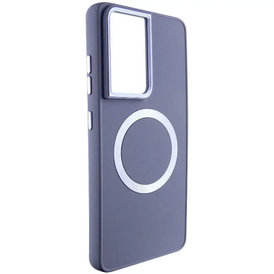 Чехол накладка Bonbon Metal MagSafe Samsung S918 (S23 Ultra) Лаванда