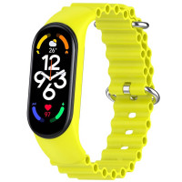 Ремешок Ocean Mi Band 3/4/5/6/7 Желтый